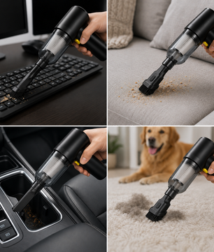 Wireless Mini Vacuum & Air Duster